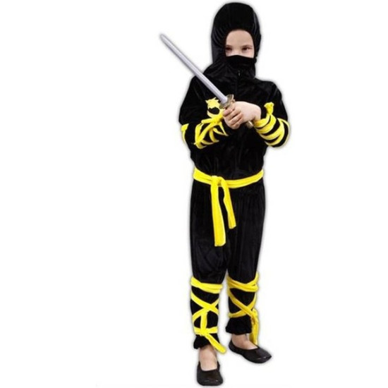 Kapüşonlu Ninja Çocuk Kostümü