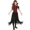 Siyah Drakula Kız Çocuk Kostümü