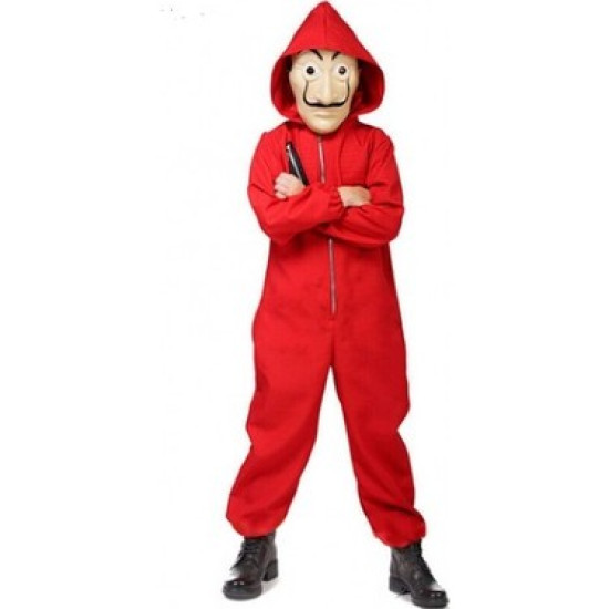 Unisex La Casa de Papel Yetişkin  Kostümü 