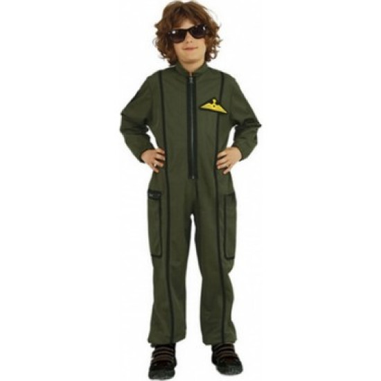 Erkek Çocuk Savaş Uçağı Pilot Kostümü