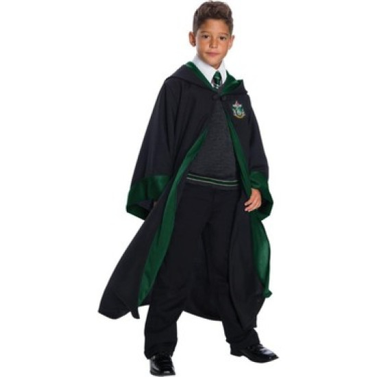 Harry Potter Slytherin Erkek Çocuk Cübbesi 
