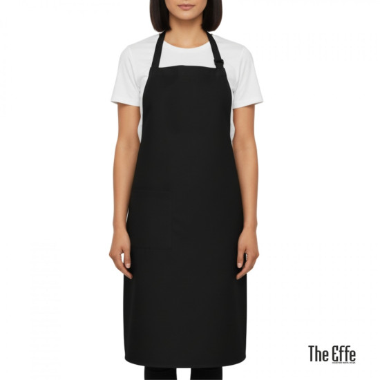 Siyah Aşçı Kostümü | Profesyonel Şef Kıyafeti 