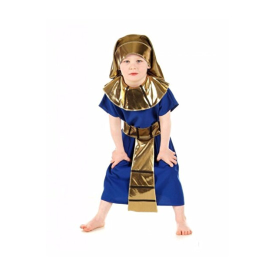 Erkek Çocuk Mavi Mısırlı Kostümü 