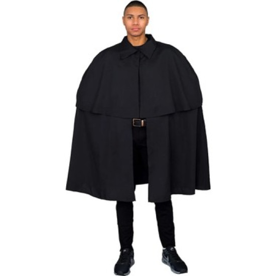 Siyah Yetişkin Dedektif Cübbesi 