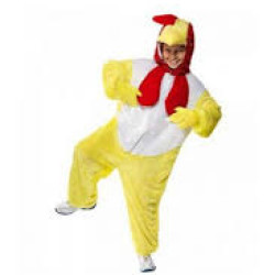 Unisex Çocuk Horoz Tavuk Kostümü 