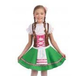  Alman Çocuk Kız Kostümü 