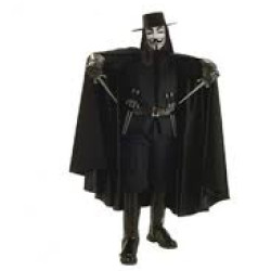 V For Vendetta Yetişkin Kostümü 