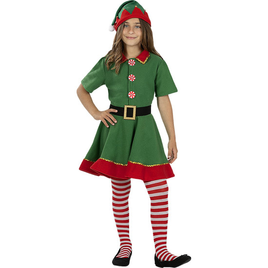 Kız Çocuk Elf Kostümü 