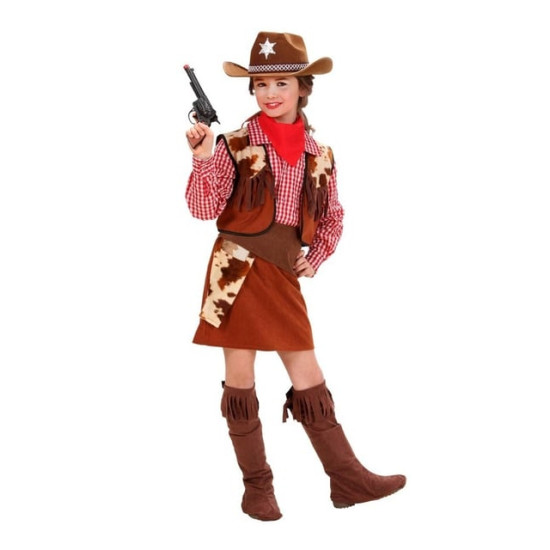Kız Çocuk Kovboy Kostümü 
