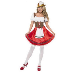  Oktoberfest Yetişkin Alman Kadın Kostümü 