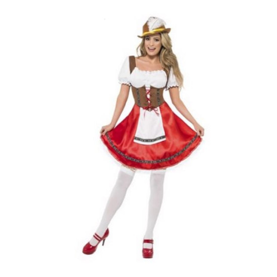  Oktoberfest Yetişkin Alman Kadın Kostümü 