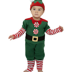 Unisex Bebek Elf Kostümü 