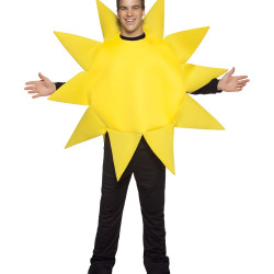 Unisex Yetişkin Güneş Kostümü